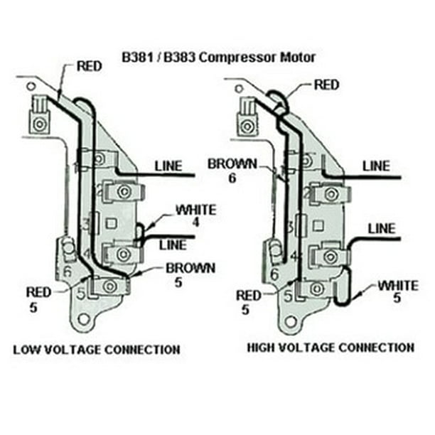 Century # B383 Century Electric Motors 3 HP SPL 3450 RPM U56 Frame 115/230V Air Compressor Motor 